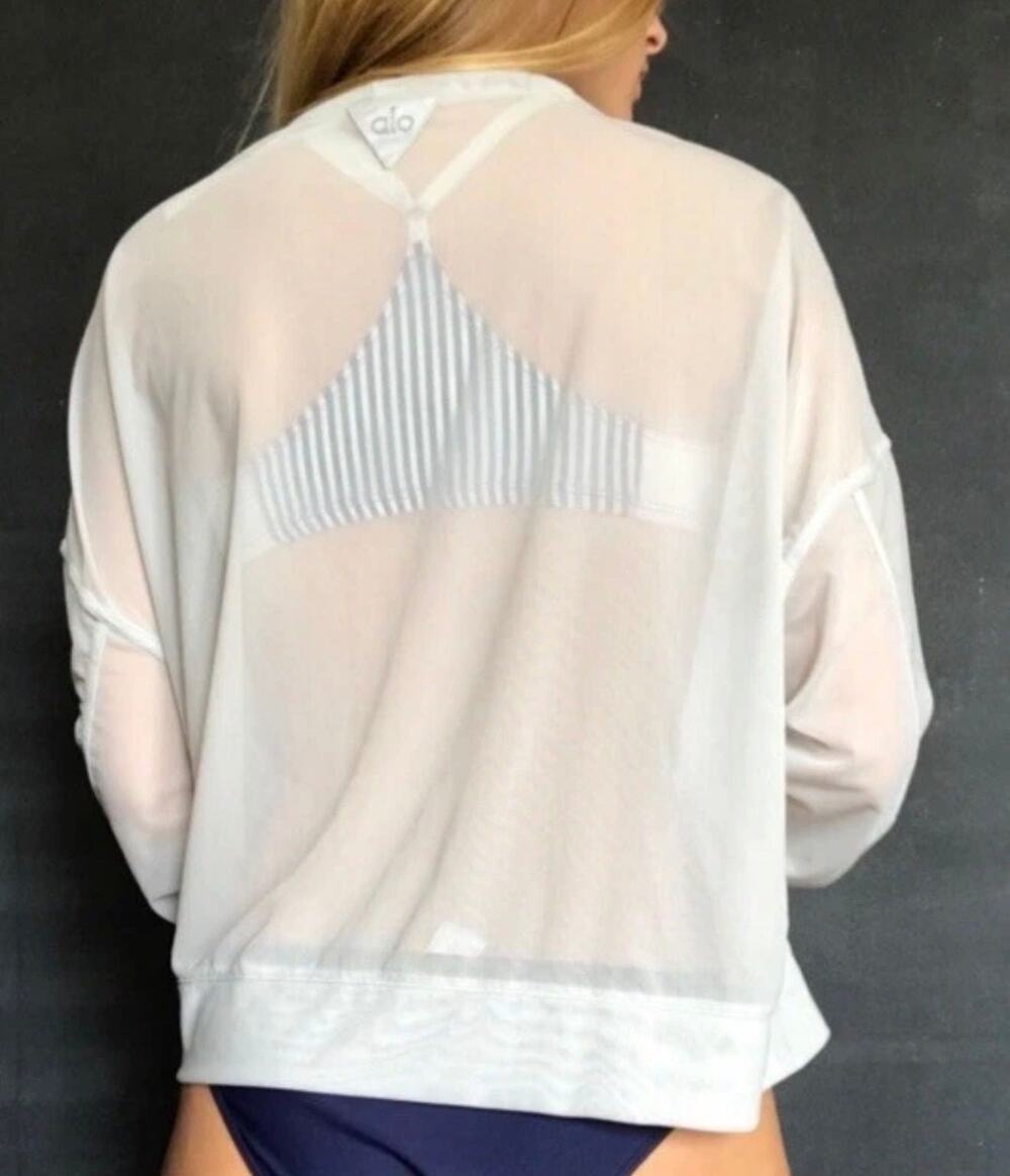 Alo Mesh Pullover Shirt